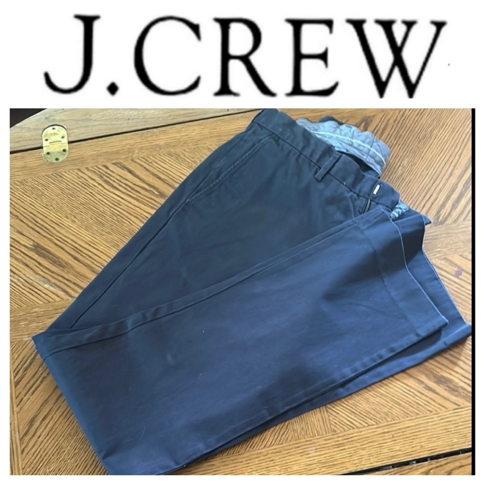 J. CREW Classic Fit Blue Chinos 32 x 34